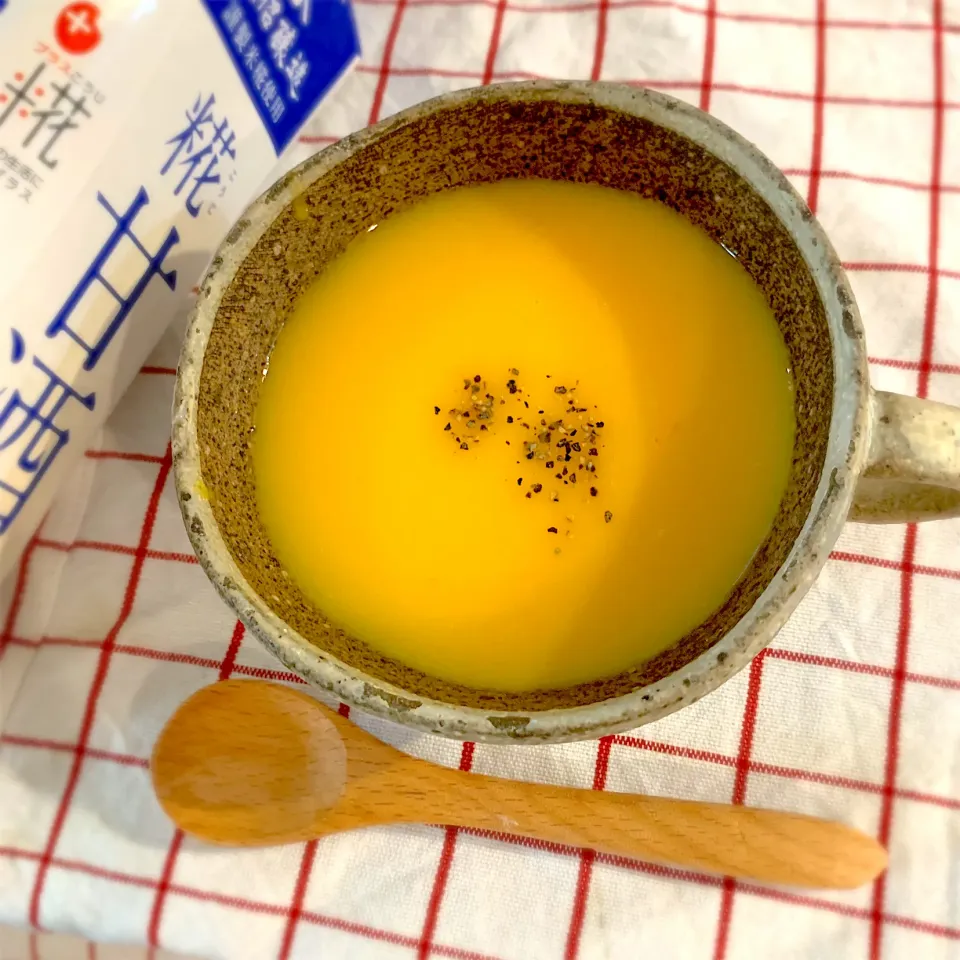 ぶりさんさんの料理 ナッツかぼちゃの冷たいスープ|chicaocafeさん