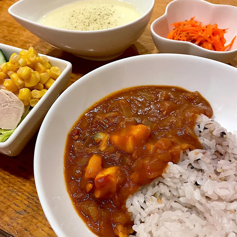 麹あま酒inトマトシーフードカレー🍛|だまさん