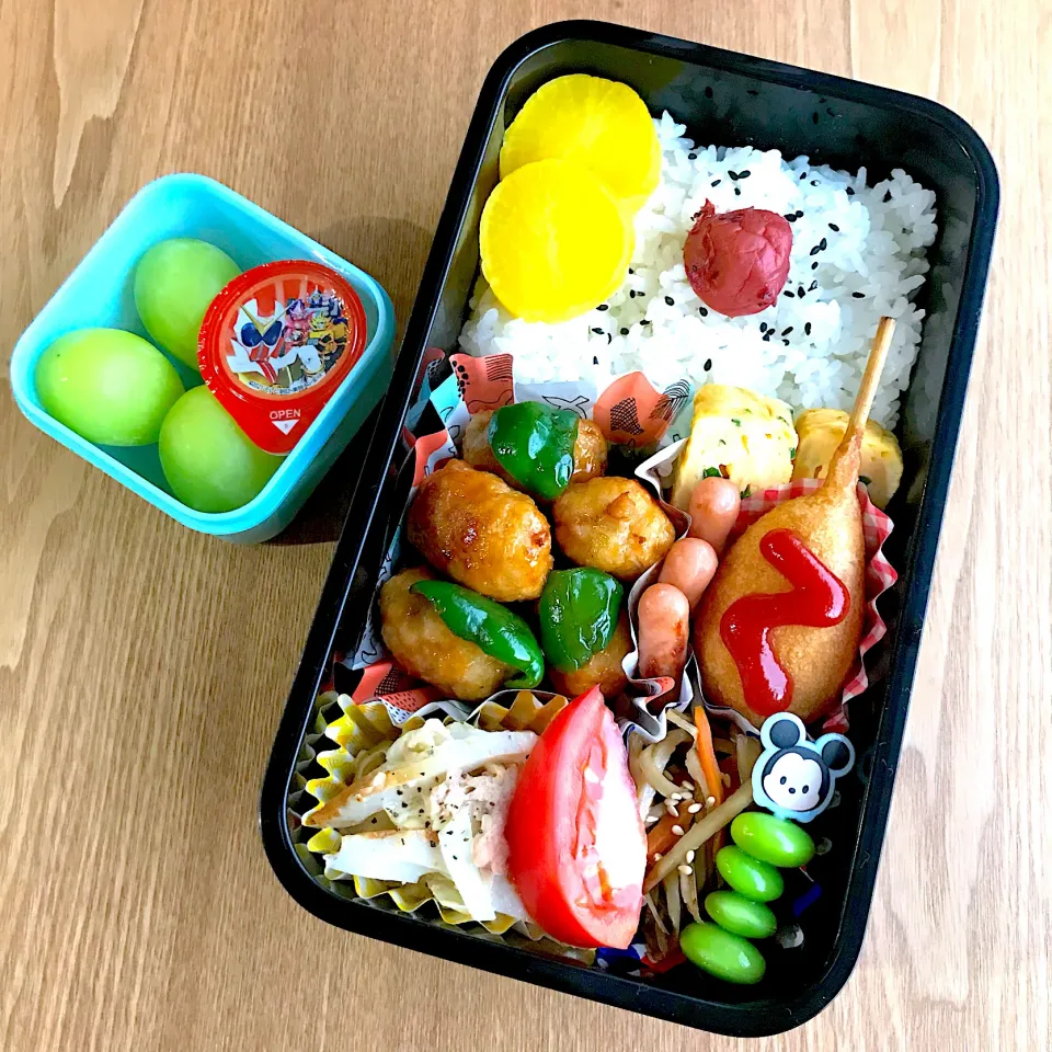 小1男子の学童弁当🍙|ちぃさん