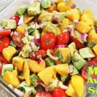 Mango Avocado Salad|Dine With Nusratさん