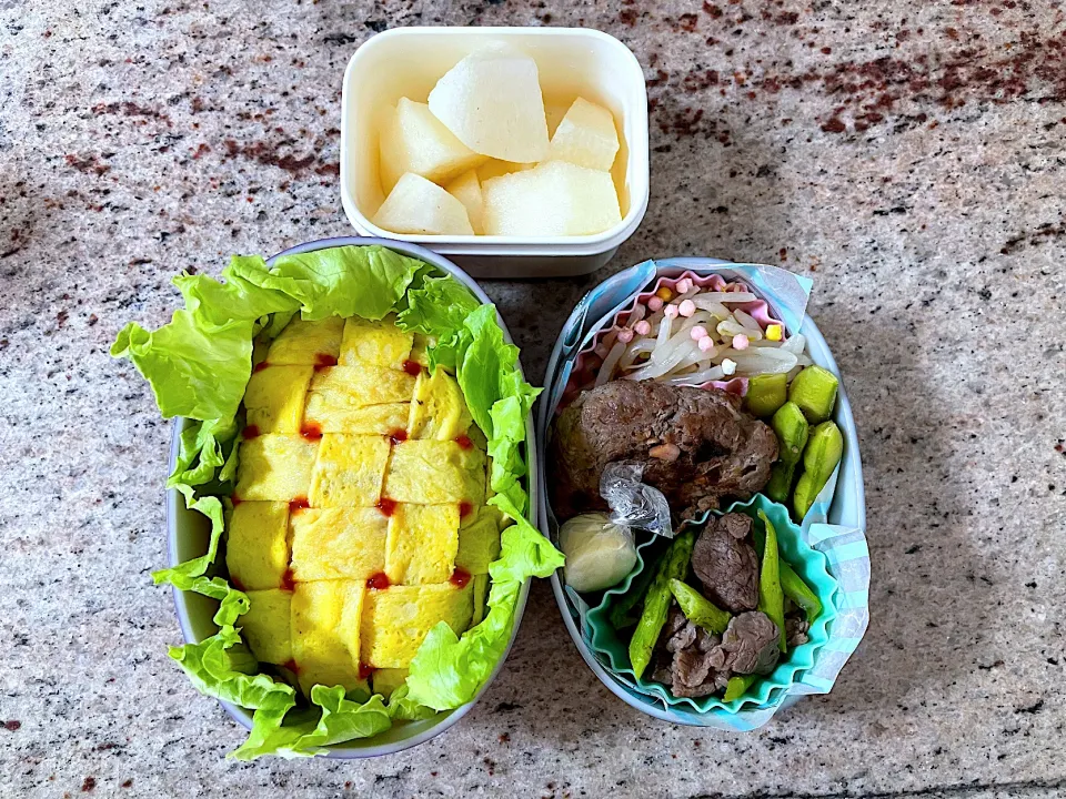 Snapdishの料理写真:オムライス弁当|ⅡⅣⅢさん