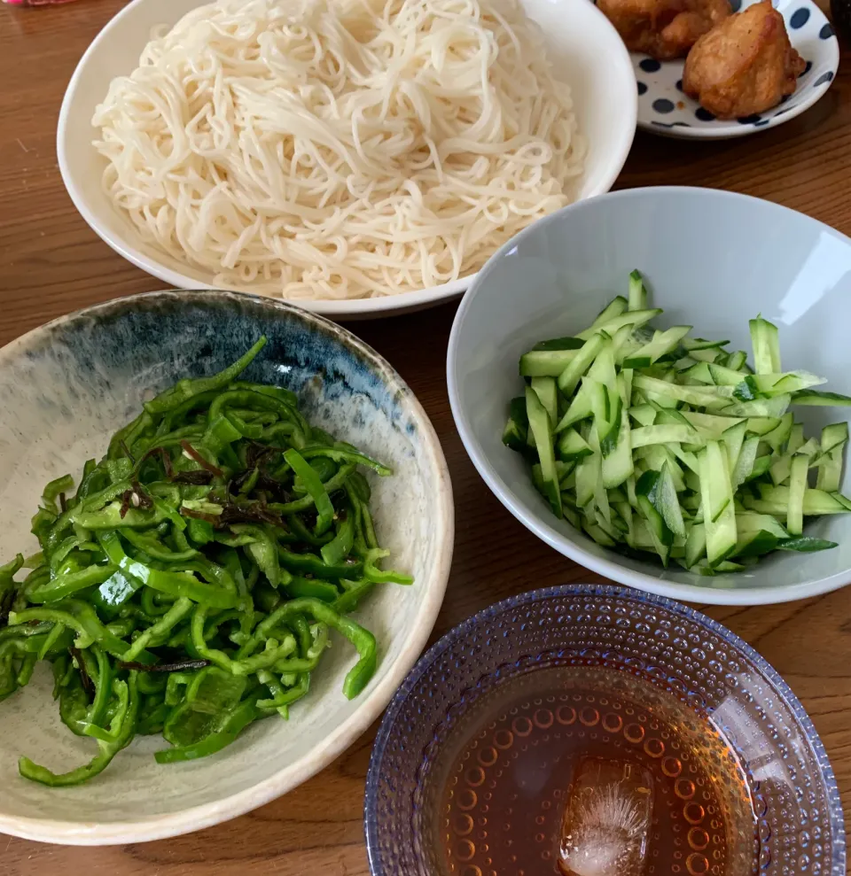 8月28日昼はそうめん|とももさん