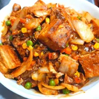 Sweet and sour mackerel fish and tofu|Nicola Liuさん