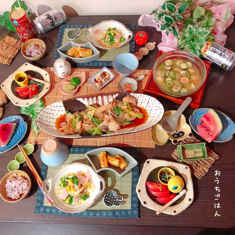 魚がメインの晩ごはん|ぷらっとさん