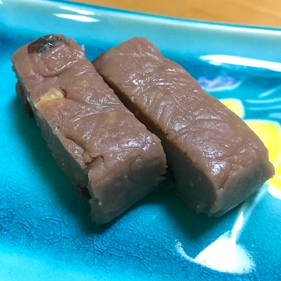 Snapdishの料理写真:Yu Yu mamaの料理 小豆粉で作った簡単甘酒こしあんの団子からのほろほろようかん　　　　　　　　　　　　　　2021.8.28|Yu Yu mamaさん