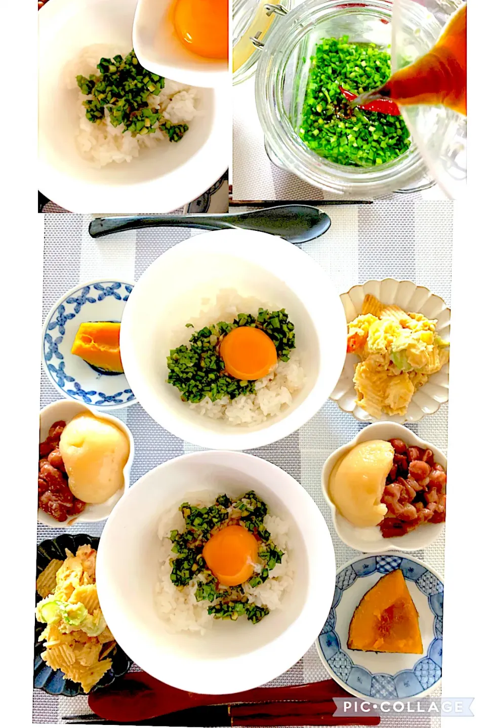 ニラ醤油で念願のＴＫＧ🥚🍚🍚|シュトママさん