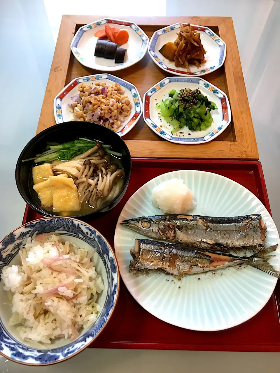 Snapdishの料理写真:日曜日のごはん　朝昼兼用🍚|ゆうこりんさん