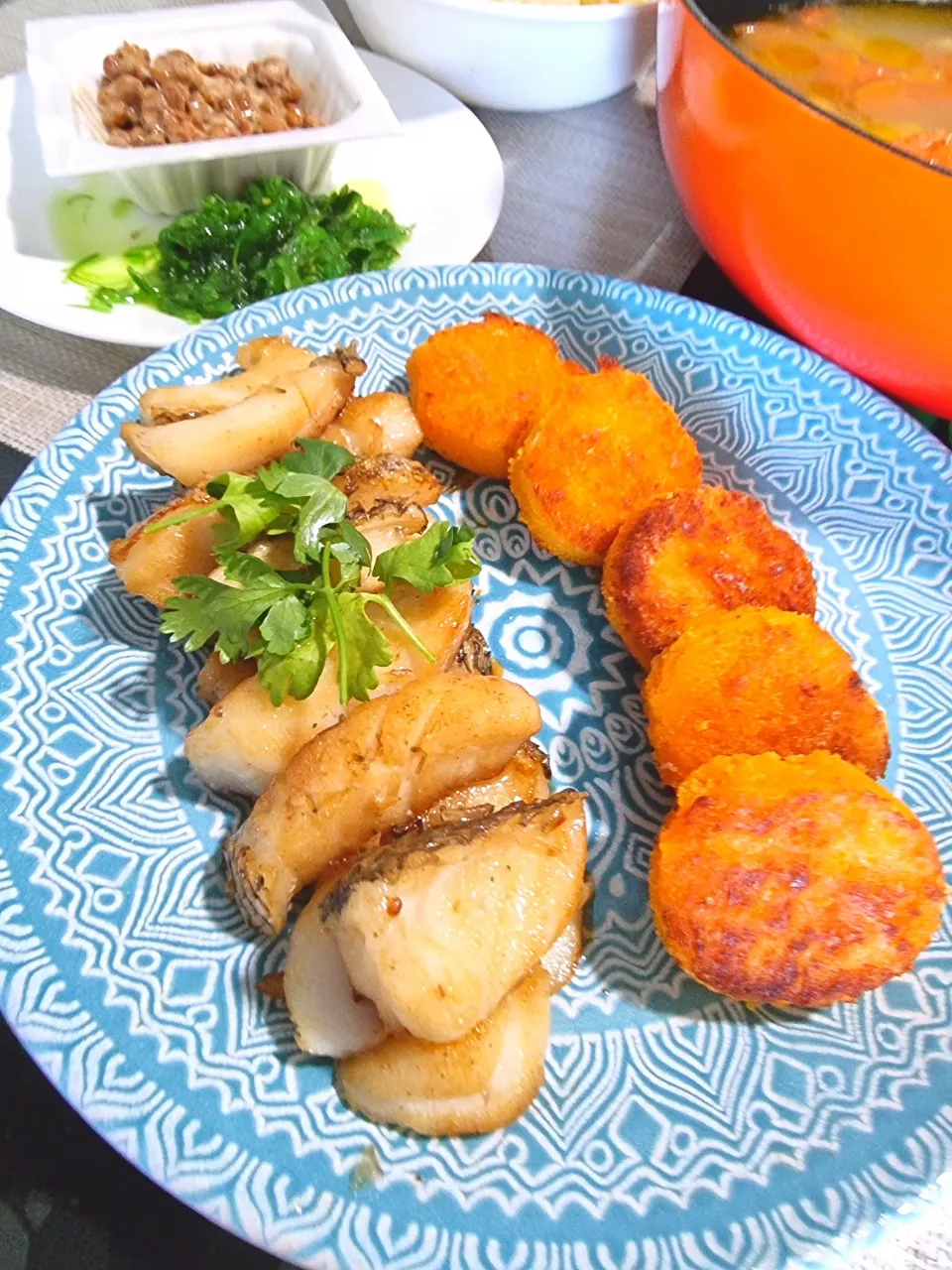 Cod fish and scallop|歆颖さん