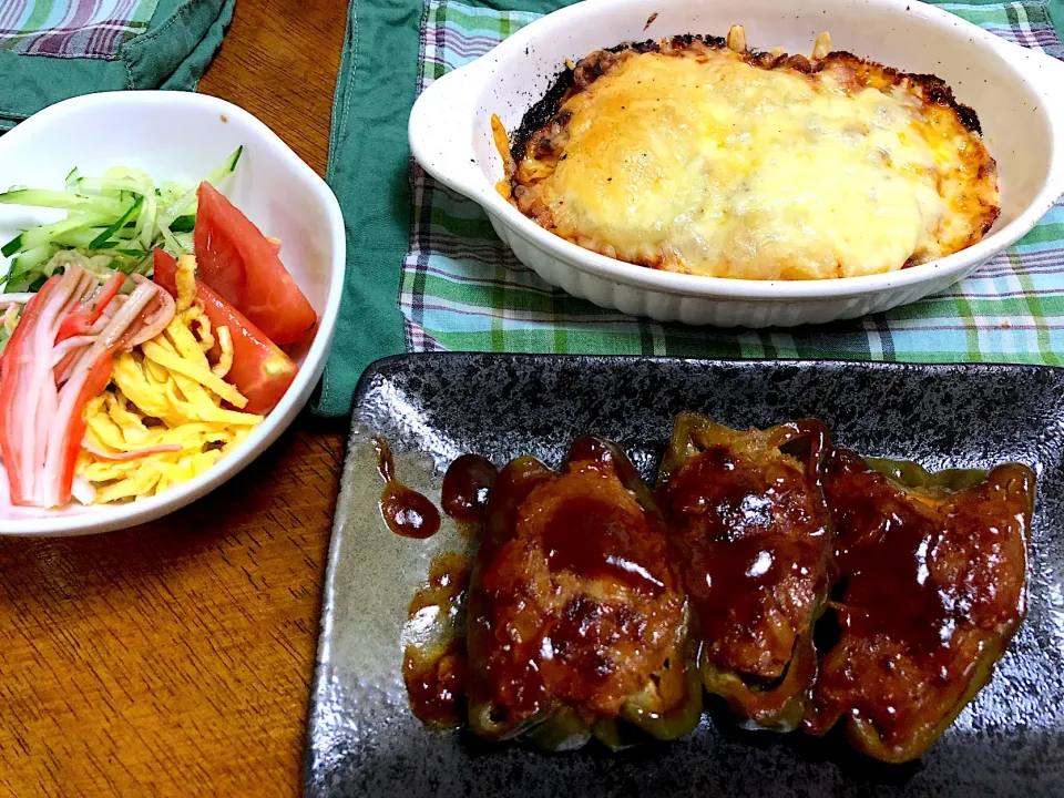 主役が何だかよく分からないお夕飯（笑）|さんだーさん