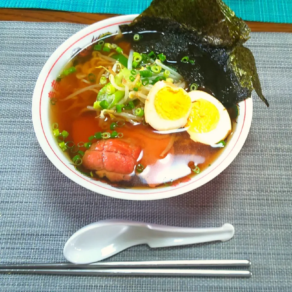 Snapdishの料理写真:◇醤油ラーメン|ぶるー子さん