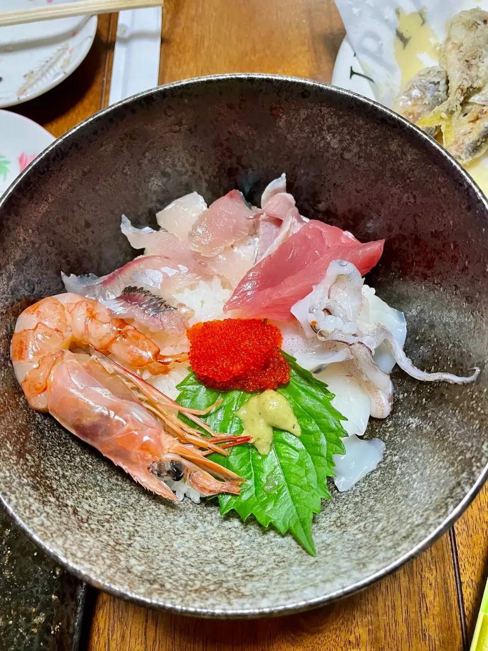 ✨釣れたて🎣新鮮海鮮丼🐟✨|tanumaruさん