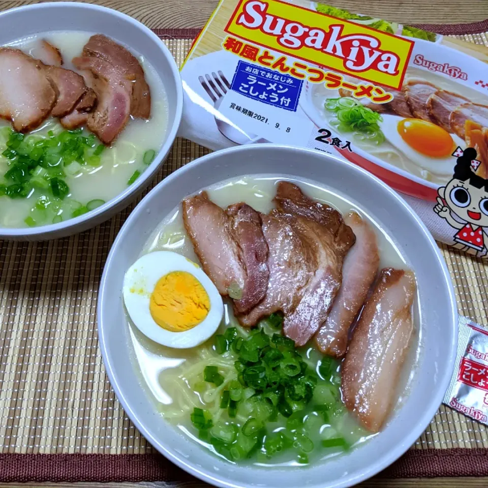 Snapdishの料理写真:2021/08/30　スガキヤラーメン🍜🍀|ちいたんさん