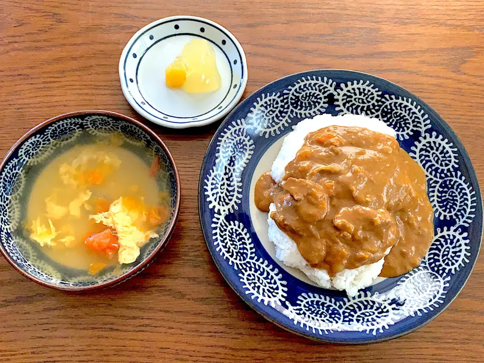 Snapdishの料理写真:今日の昼食🥗🍛🍊20210830|rococoさん