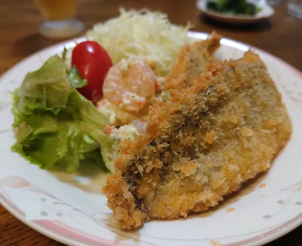 Snapdishの料理写真:アジフライ(^_^)ﾉ|しーPaPaさん