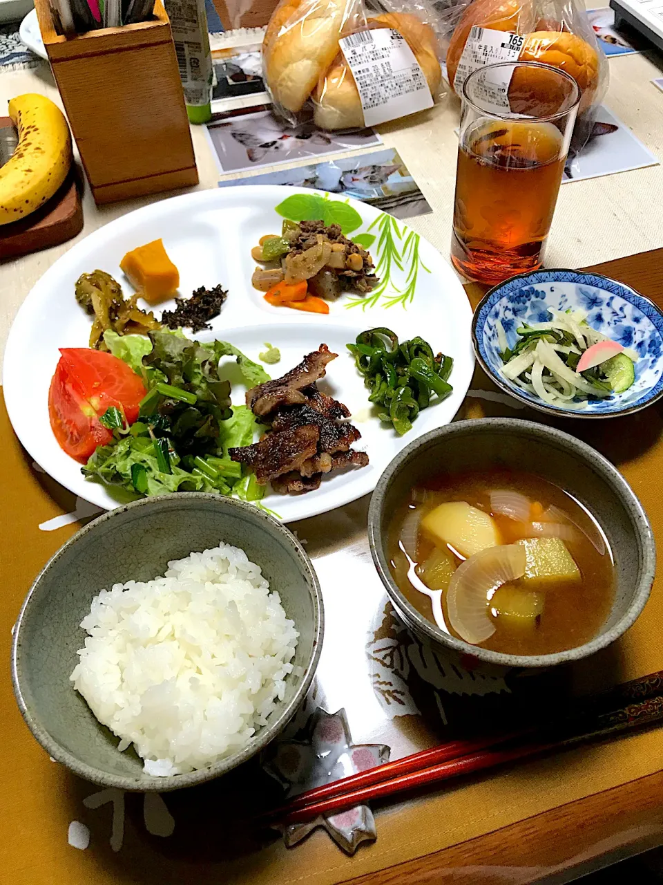 Snapdishの料理写真:ご実家ごはん　夜ごはん|sayaさん