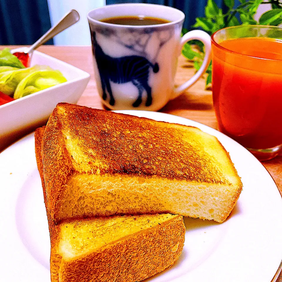 自宅で🍞🥗☕️モーニングセット😄|Sの食卓さん