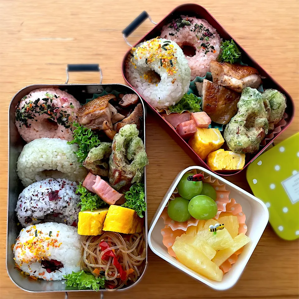 Snapdishの料理写真:夏休み最後のお弁当|さえちゃんさん