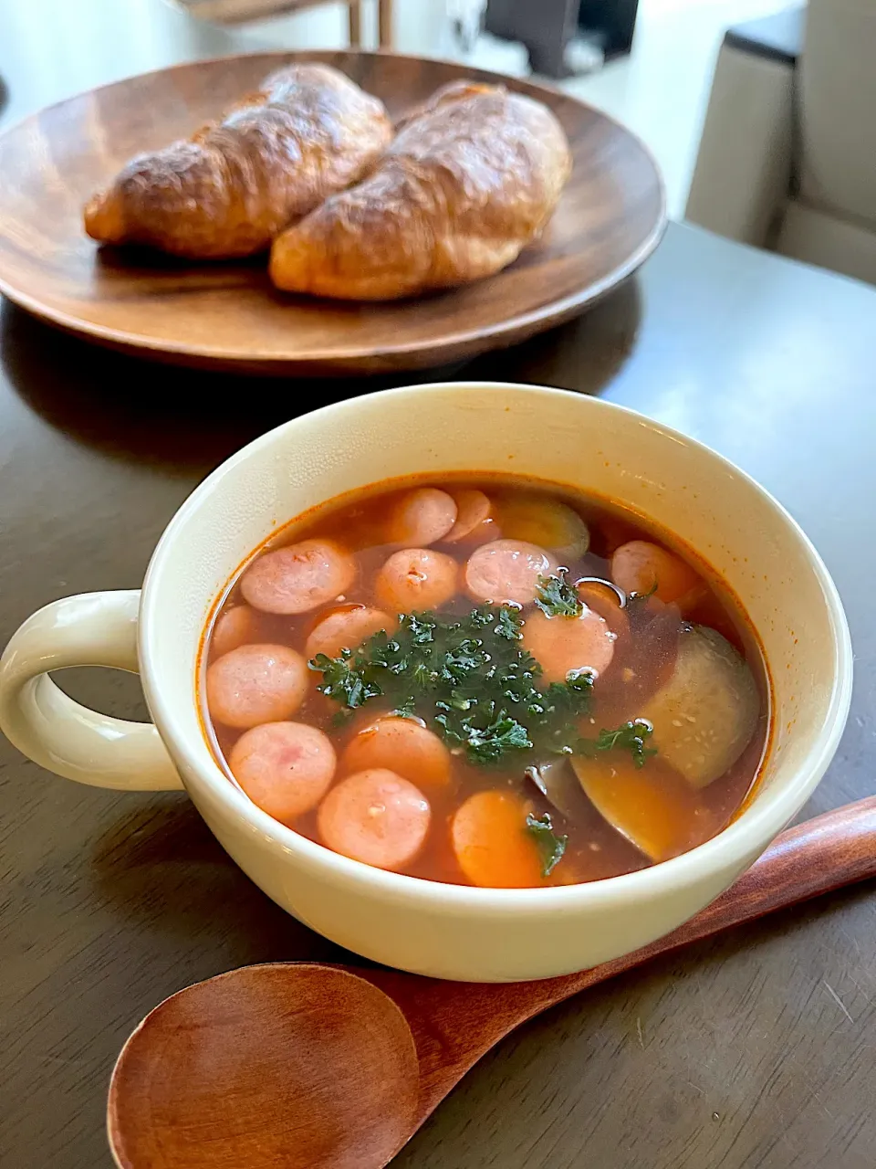 Snapdishの料理写真:トマトスープ🍅|ナガマンさん