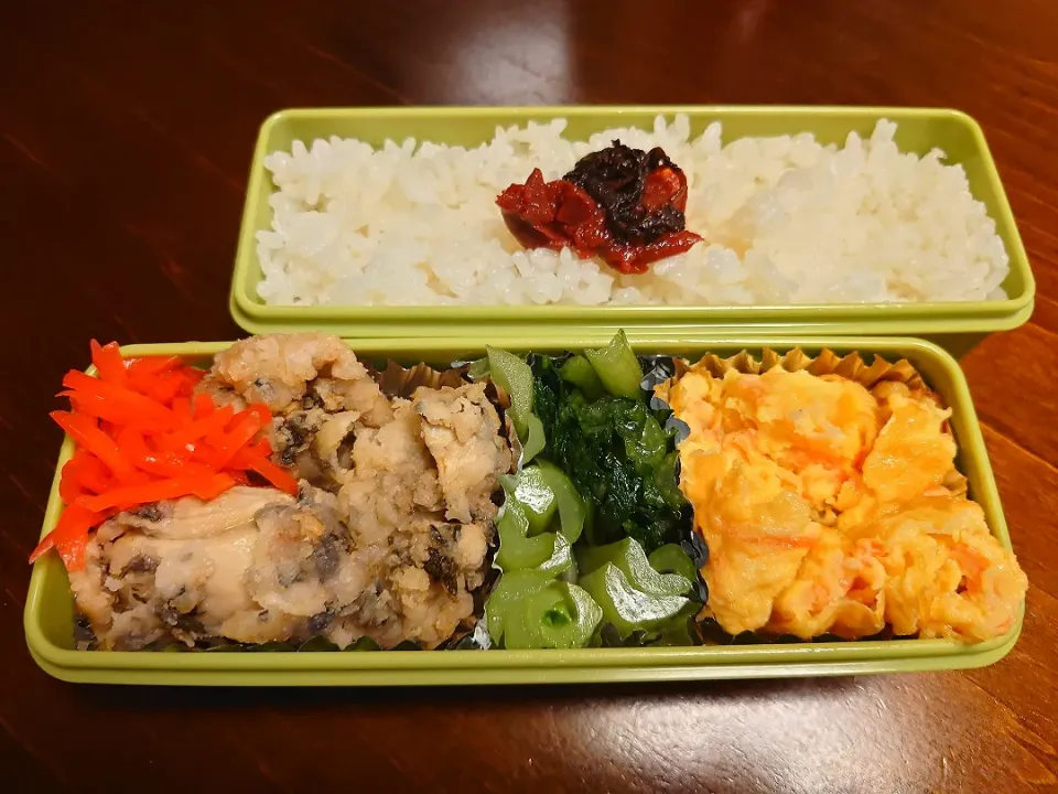 Snapdishの料理写真:鶏の梅唐揚げ弁当|りょーさん