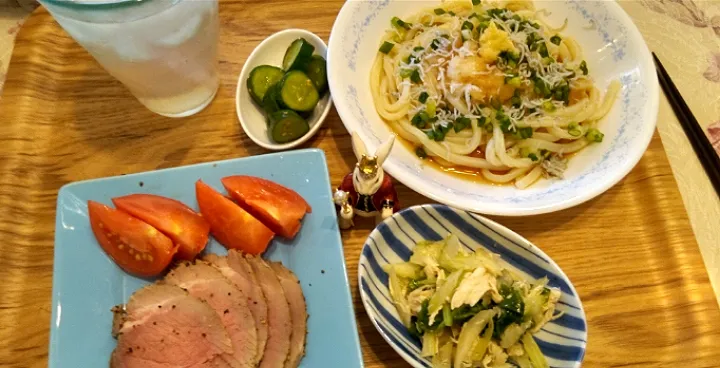 '21．8/31
しらすおろしうどんランチ😋|たえさん