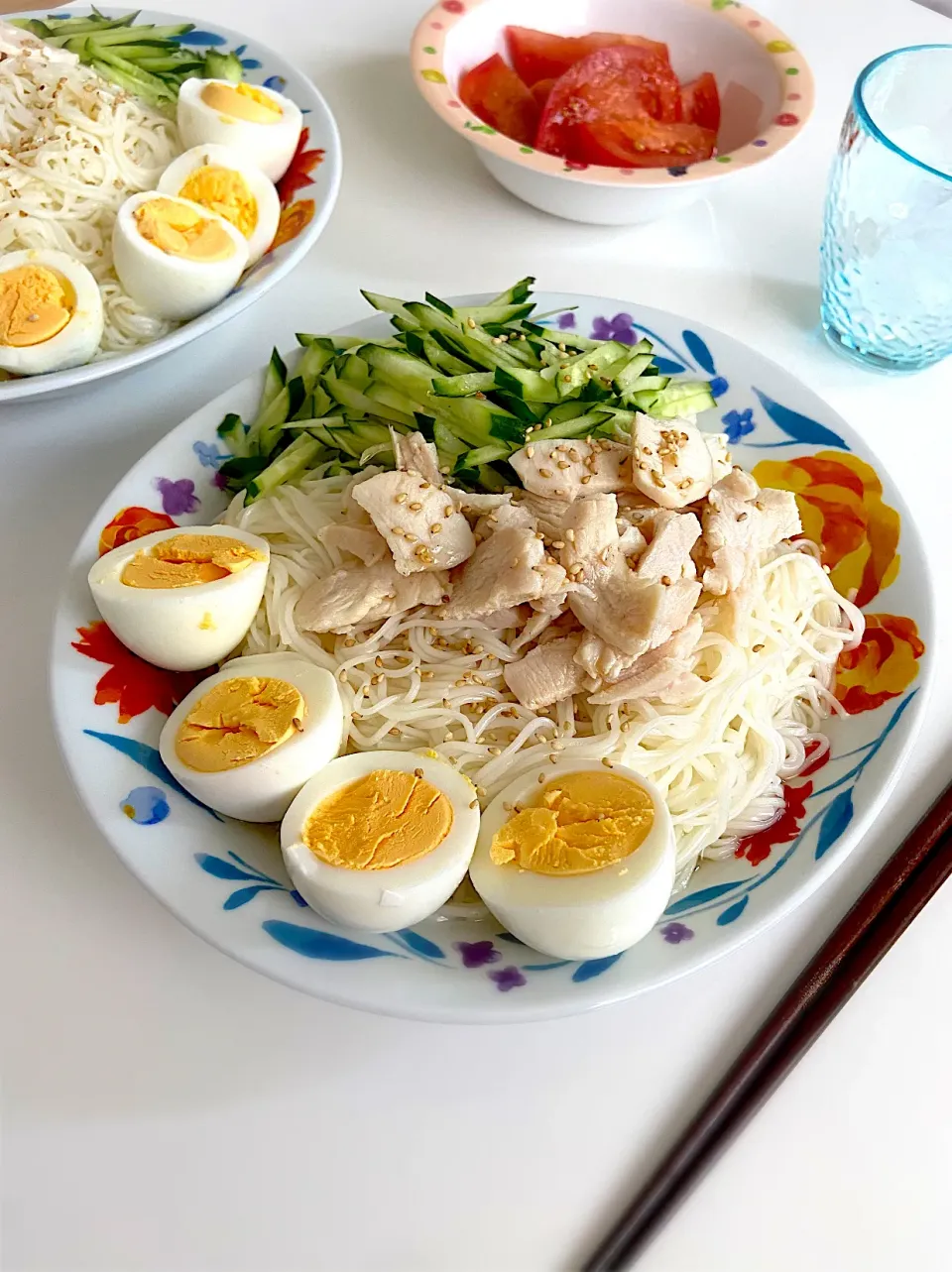 超大盛りサラダキチン素麺😃|ちゅぱきちさん