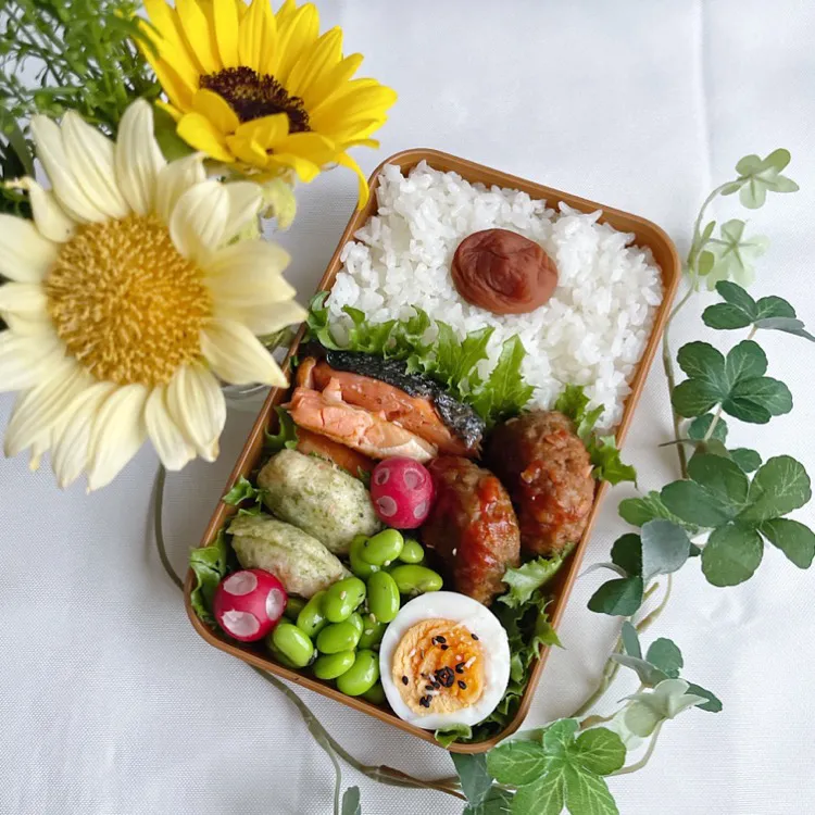 Snapdishの料理写真:9/1❤︎主人のお弁当🌱|Makinsさん