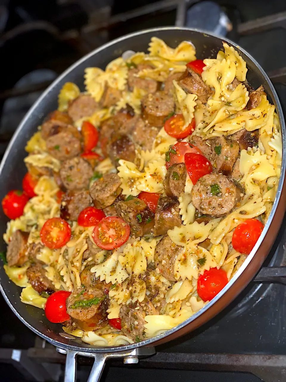 Balsamic Bow Tie pasta with Italian Sausage|Tawanjaさん