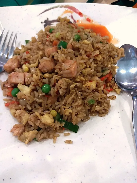 smoked chicken fried rice|Diniさん