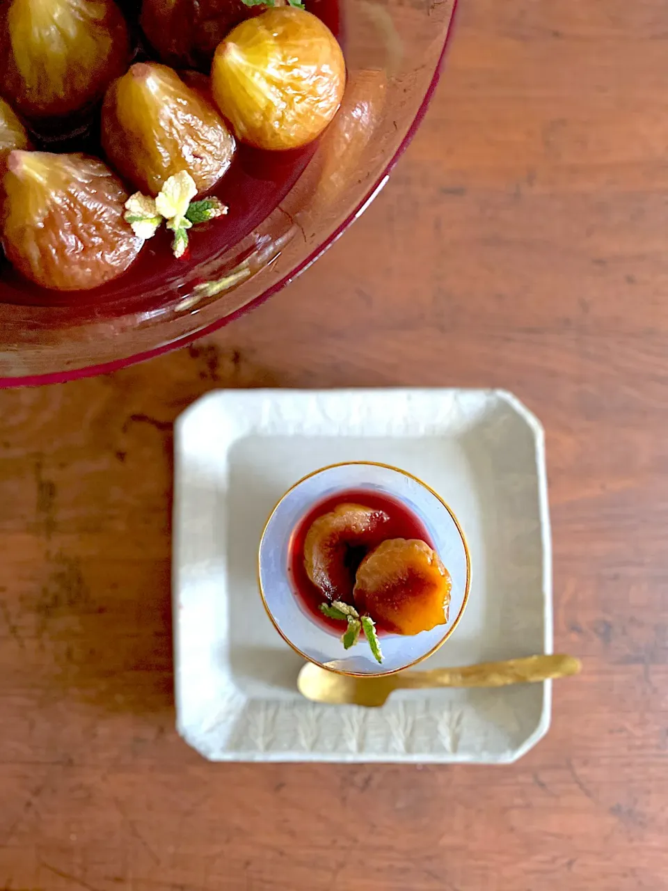 無花果赤ワイン煮　切ってみました|sonokoさん