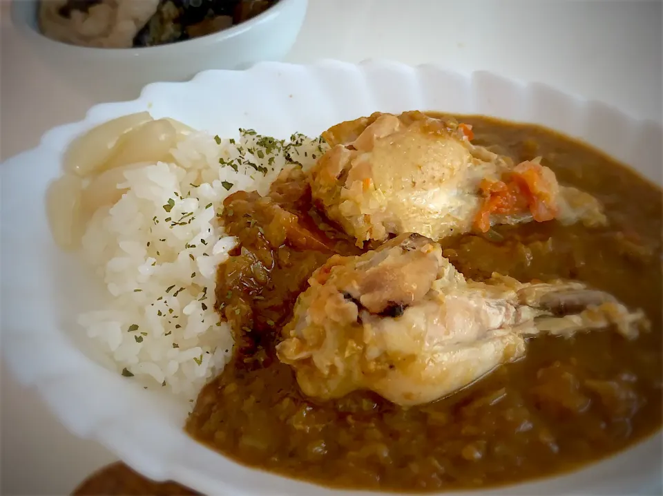 チキンとトマトの無水カレー|まーまさん