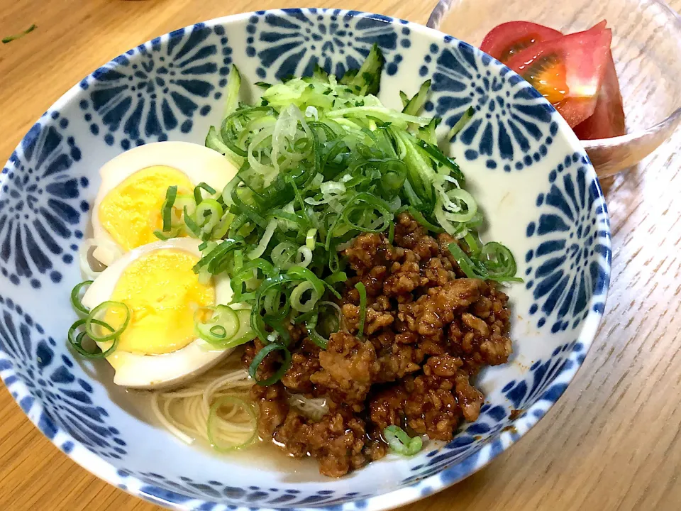 肉みそ素麺🍀|さおりさん