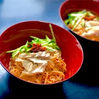 matsu-rikoさんの料理 ビビン麺と夏野菜炒め|matsu-rikoさん