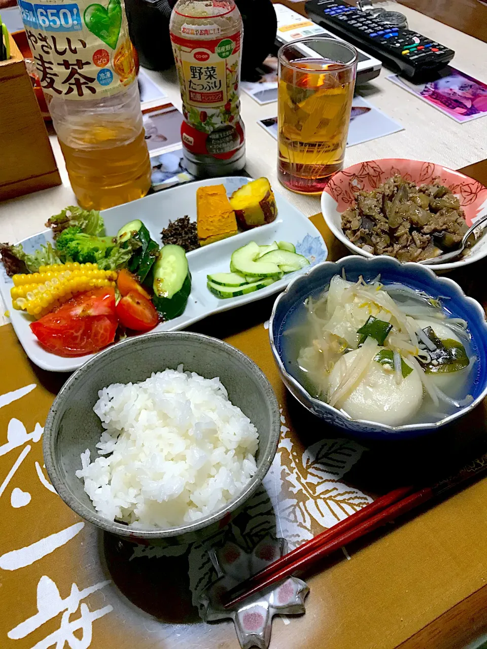 Snapdishの料理写真:ご実家ごはん　夜ごはん|sayaさん