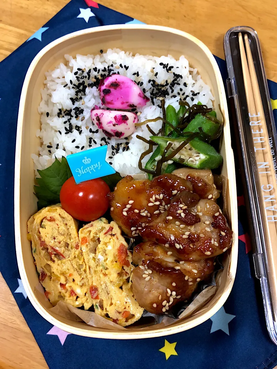 Snapdishの料理写真:甘酢チキン弁当|LaLamamaさん