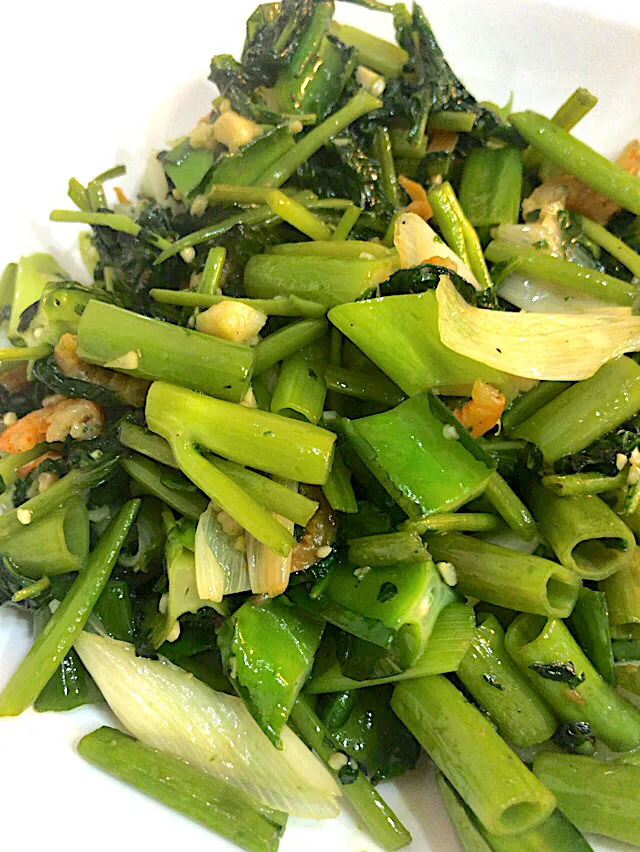 空心菜と乾しえびの塩炒め|urasam381001さん