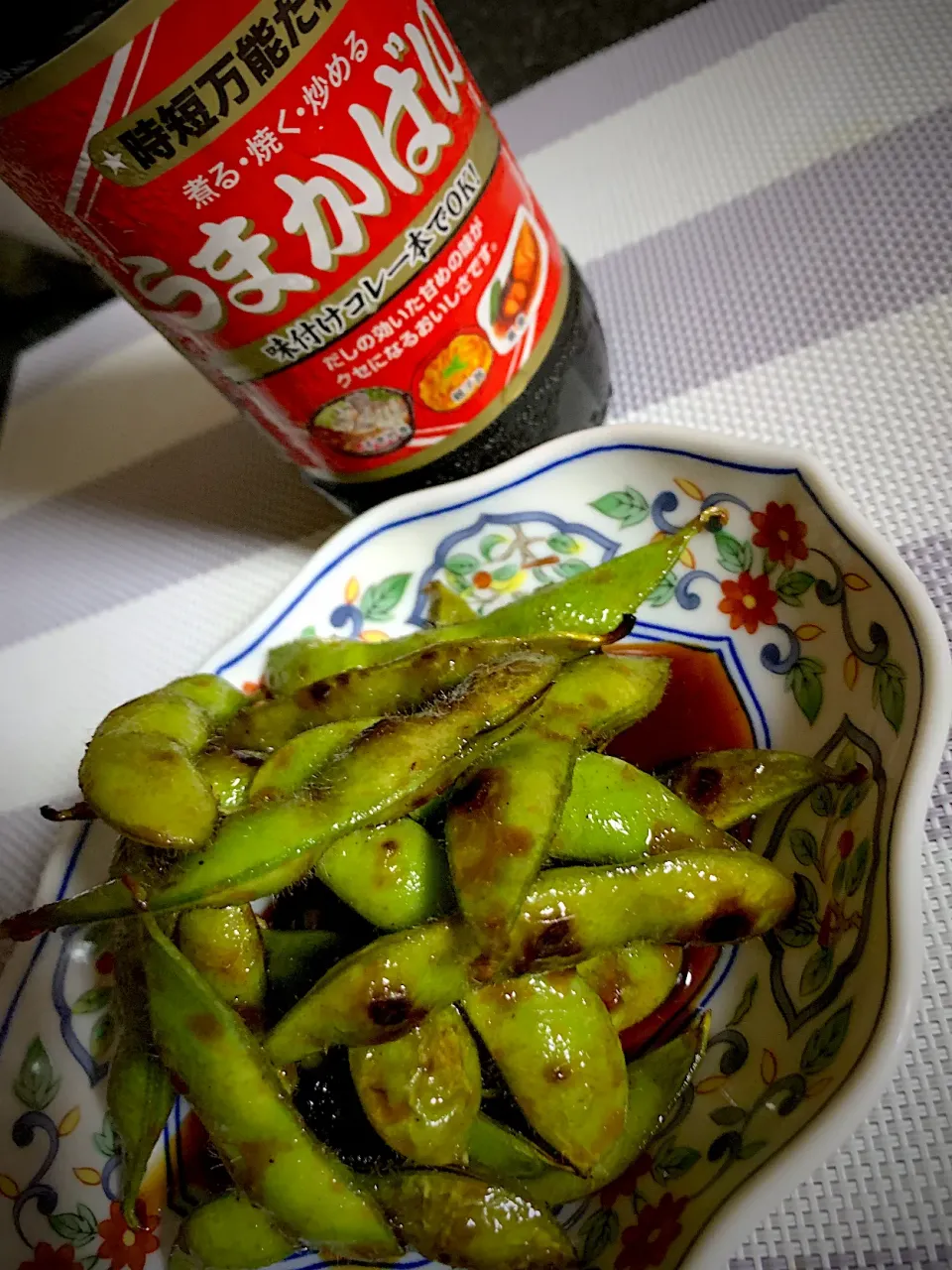 由美さんの料理 指まで美味しい😋うまかばい枝豆|シュトママさん