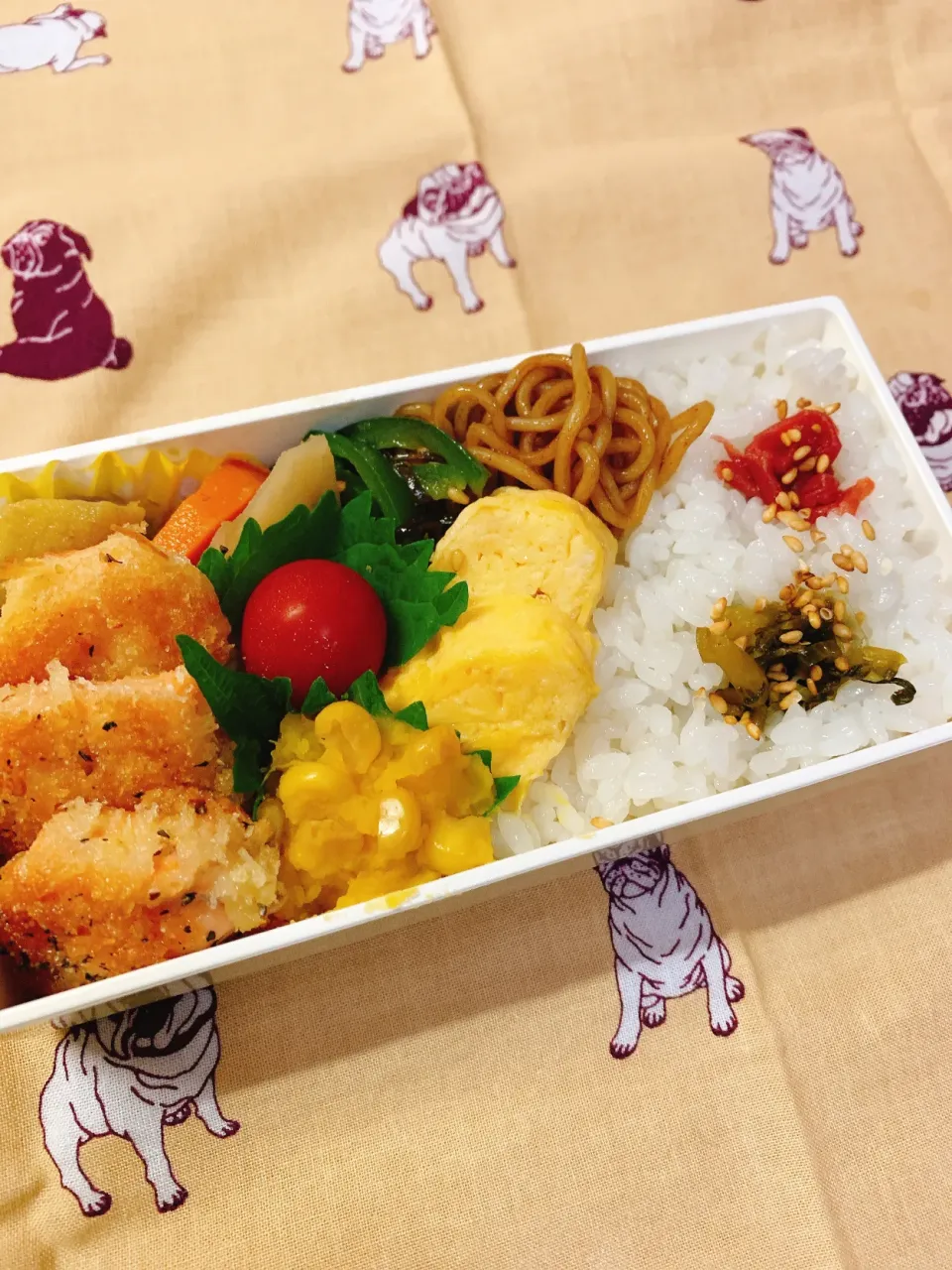 Snapdishの料理写真:娘弁当☆8月31日|kaoriさん