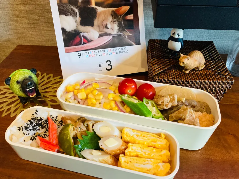 Snapdishの料理写真:20210903🍱今日の旦那さん弁当🍱|akiyo22さん