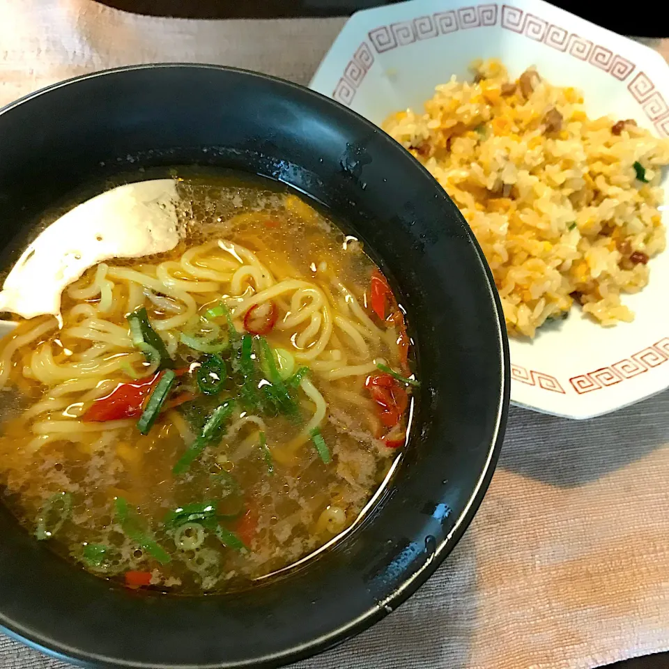 火鍋ラーメンとチャーハン|純さん