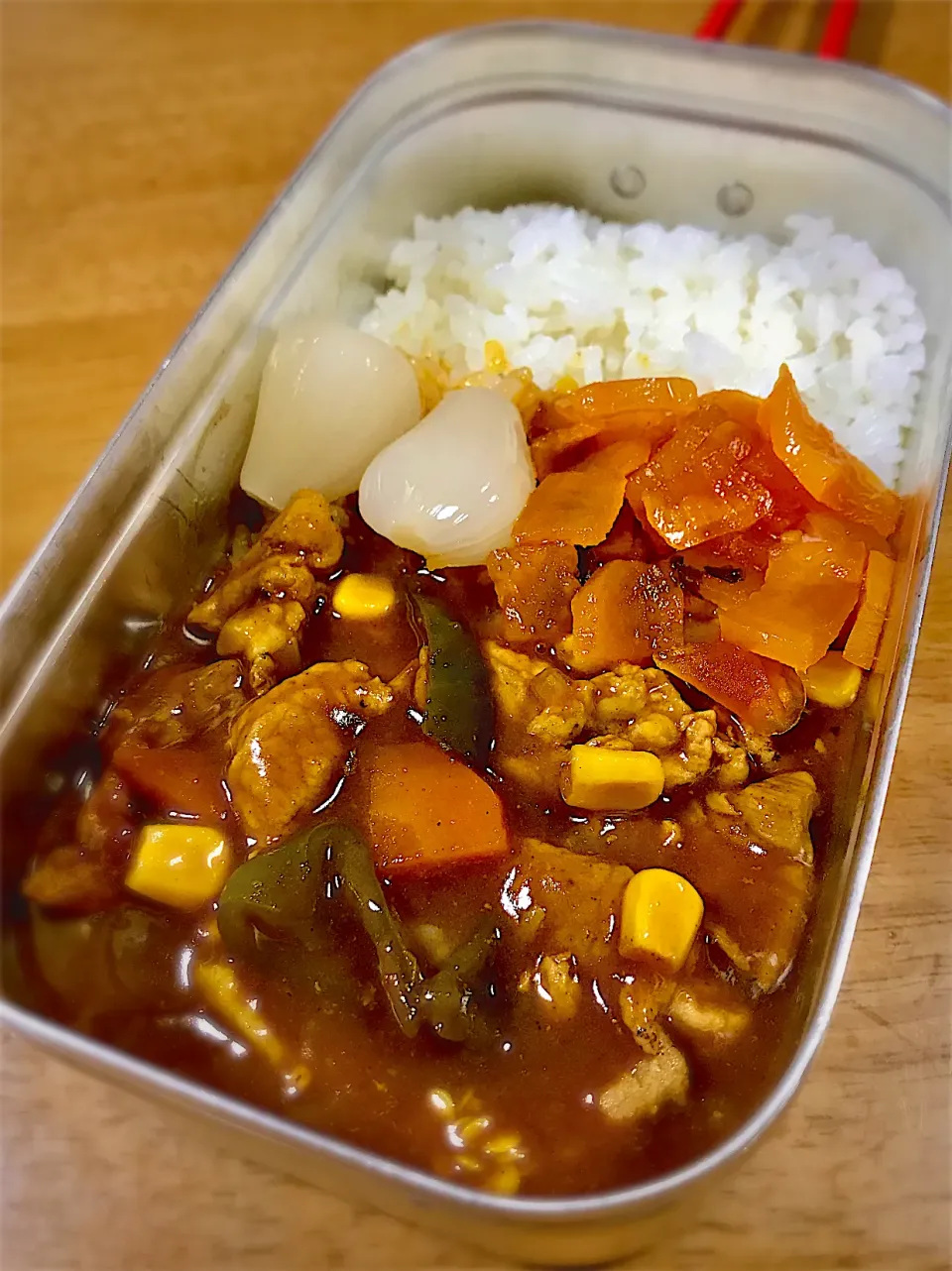 夏野菜のメスティン半カレー|deekay71さん