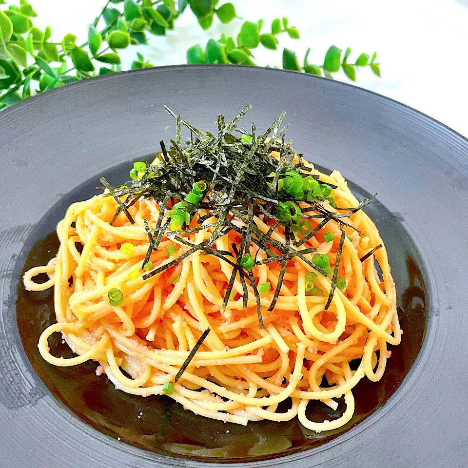 明太子スパでランチ|オーロラさん