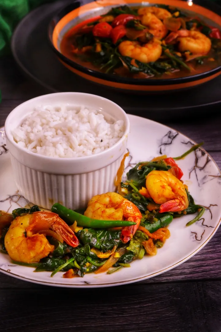 Prawn Spinach Curry|Tushinさん