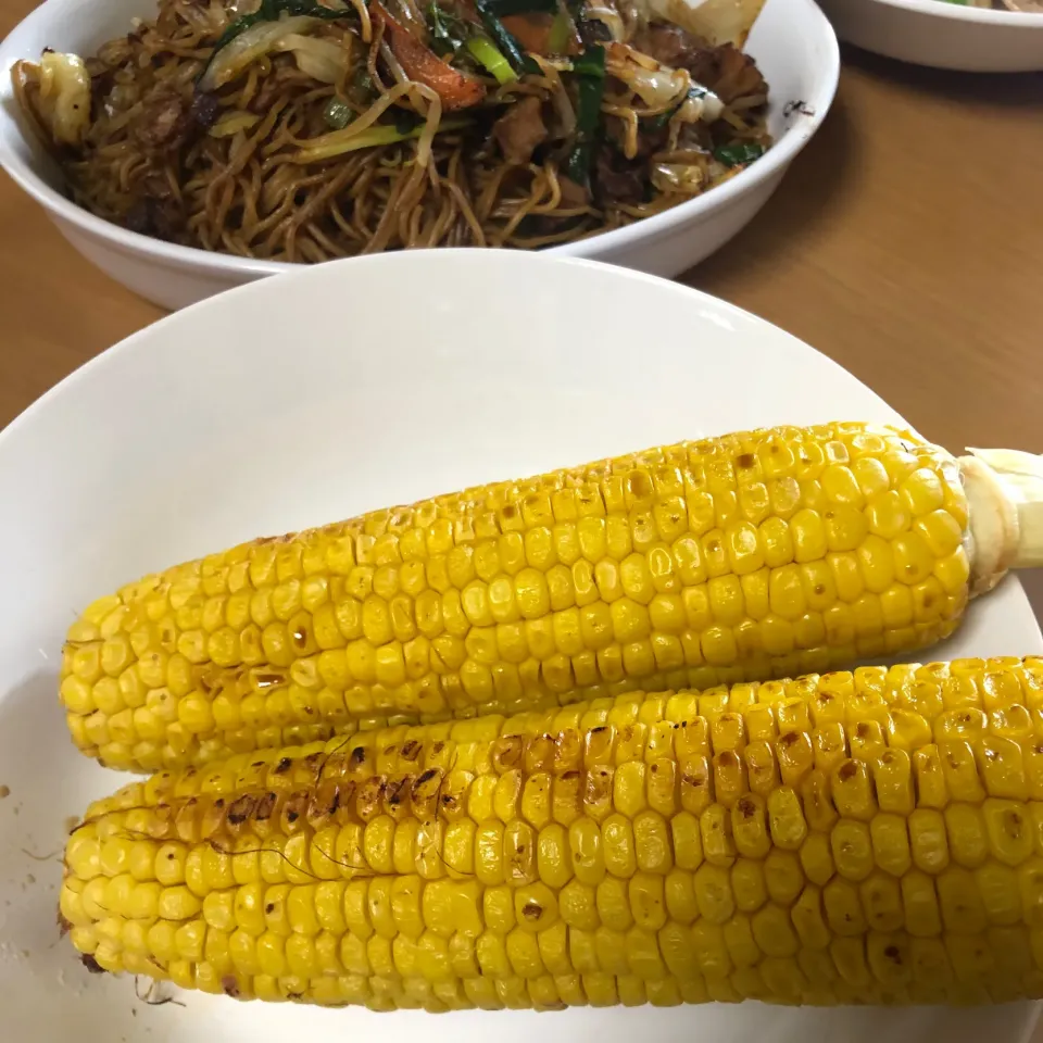 屋台飯(焼きもろこし&焼きそば)|seiko Oさん