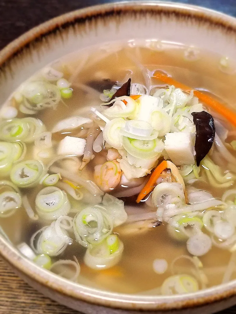 パパ作👨ダシダアサリde海鮮塩ラーメン|ぱんだのままんさん