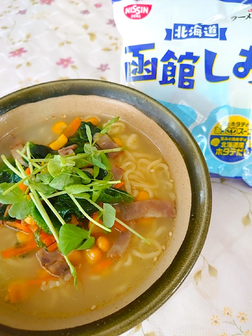 函館塩ラーメン
夫用のランチです|🍒ふみりん🍒さん