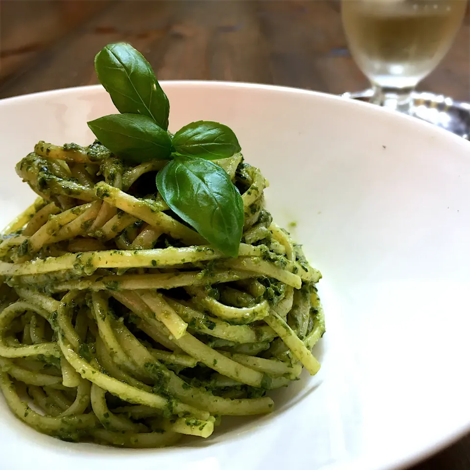 Pasta al pesto genovese
🇮🇹ジェノヴェーゼ|七海さん