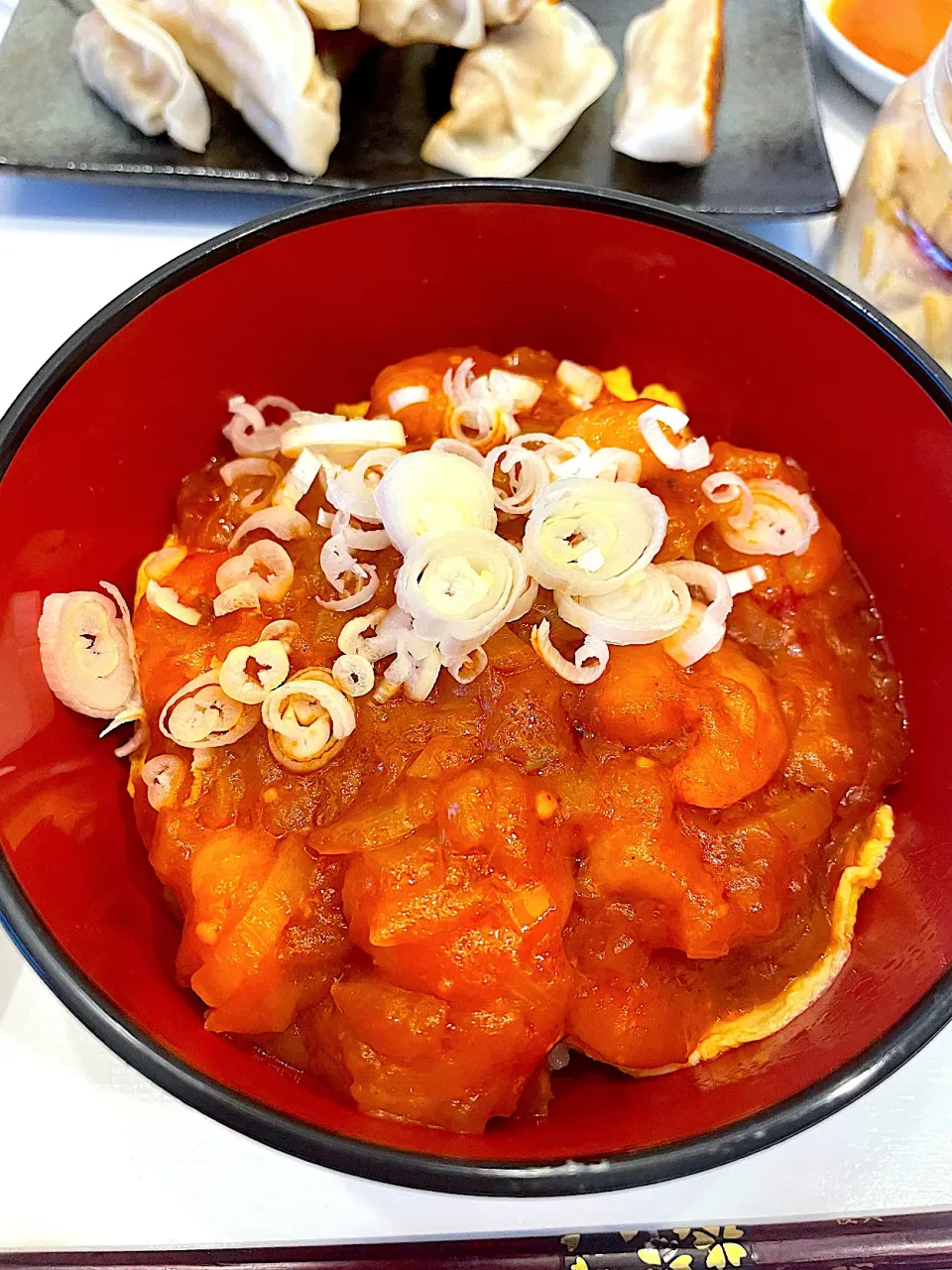 〜本日の晩ご飯　エビチリ丼〜2021.9.5|yuuさん