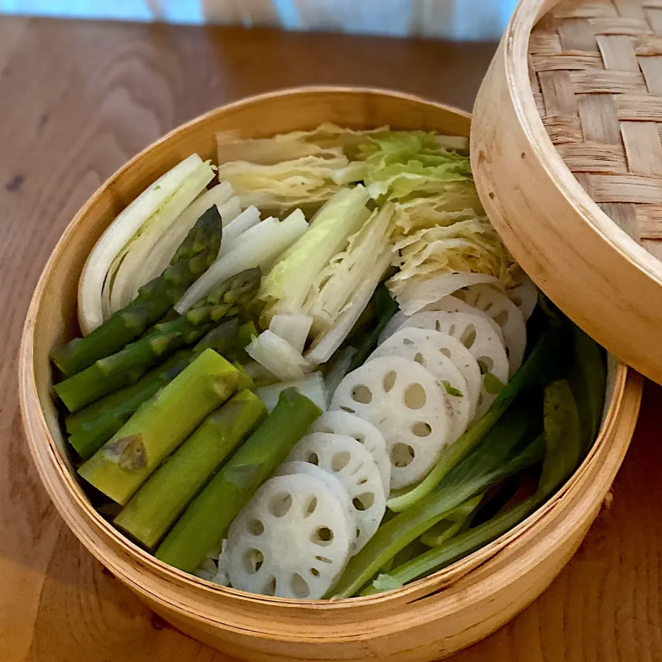 家族みんなで食べる＊せいろで蒸し野菜＊|yu papaさん