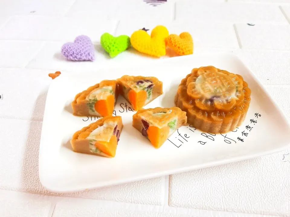 cendol jelly mooncake|vivena🌱さん