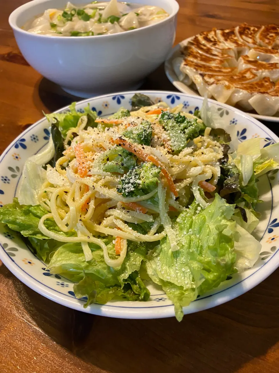 9/5の夕食　スパサラ|yoneさん